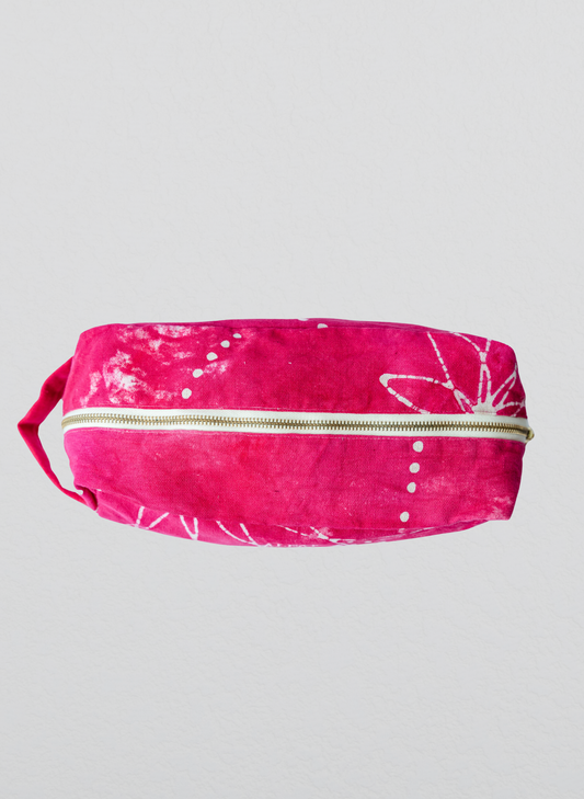 Reza Travel Pouch- Pink (Large)