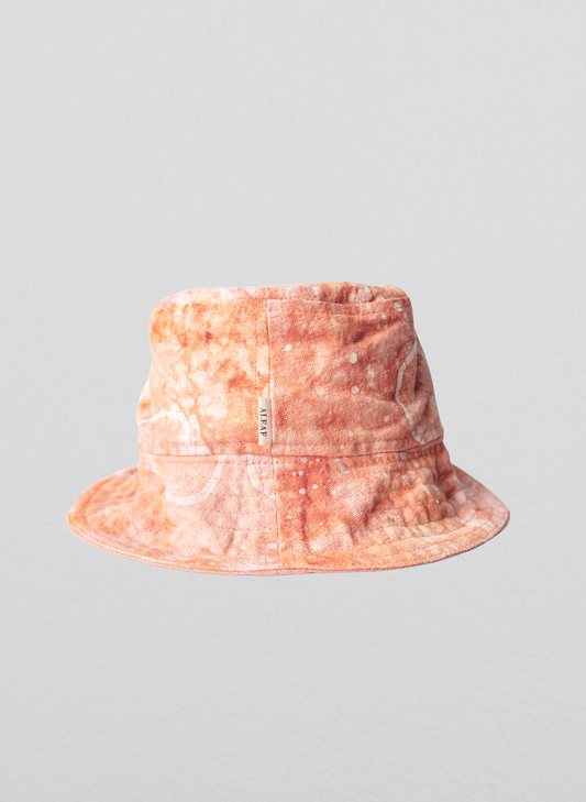 Reversible Bucket Hat- Coral