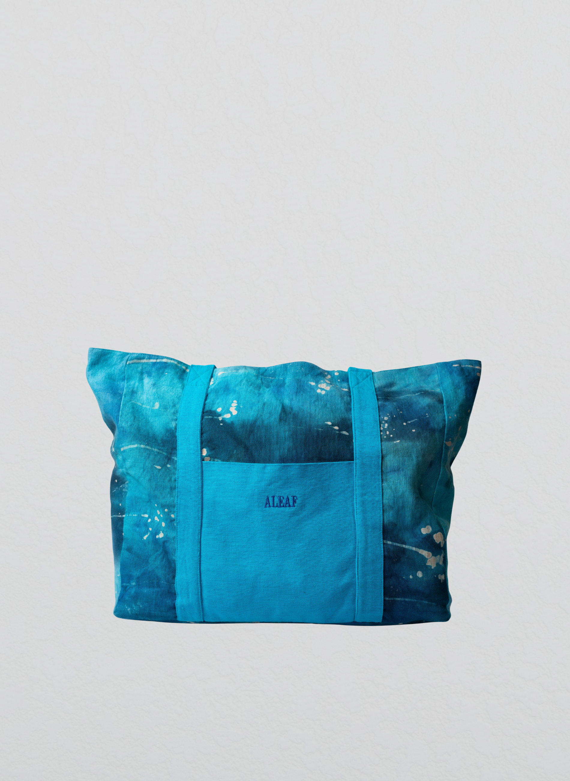 Nahia Tote Bag- Aqua Blue