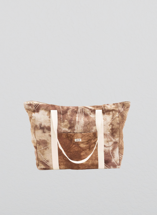 Nahia Tote Bag- Brown