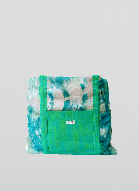 Nahia Tote Bag- Sea Green