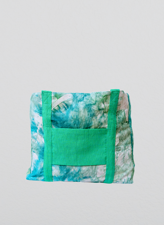 Nahia Tote Bag- Sea Green
