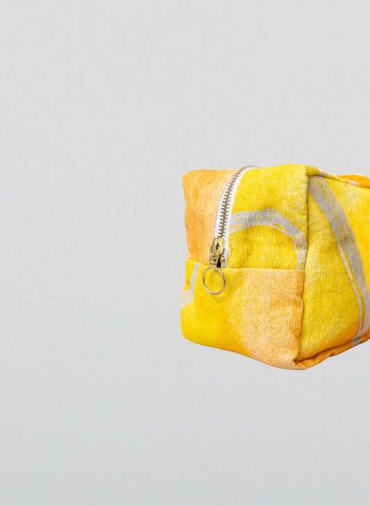 Reza Travel Pouch- Yellow (Large)
