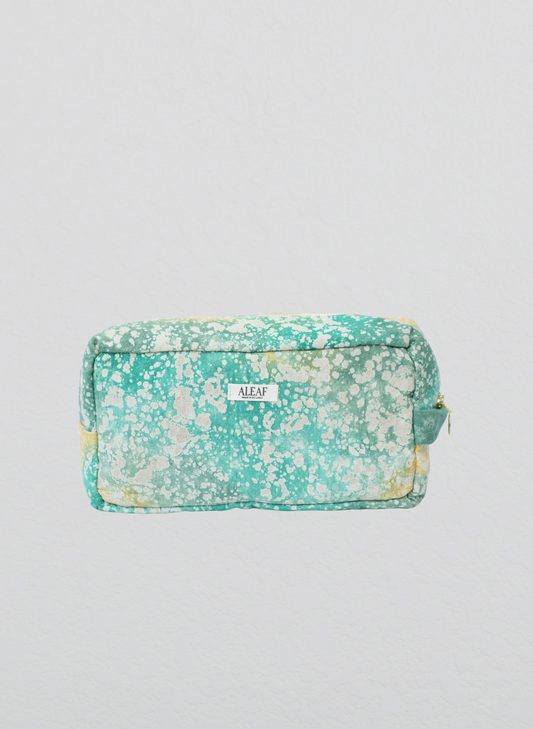Reza Cosmetic Pouch- Green