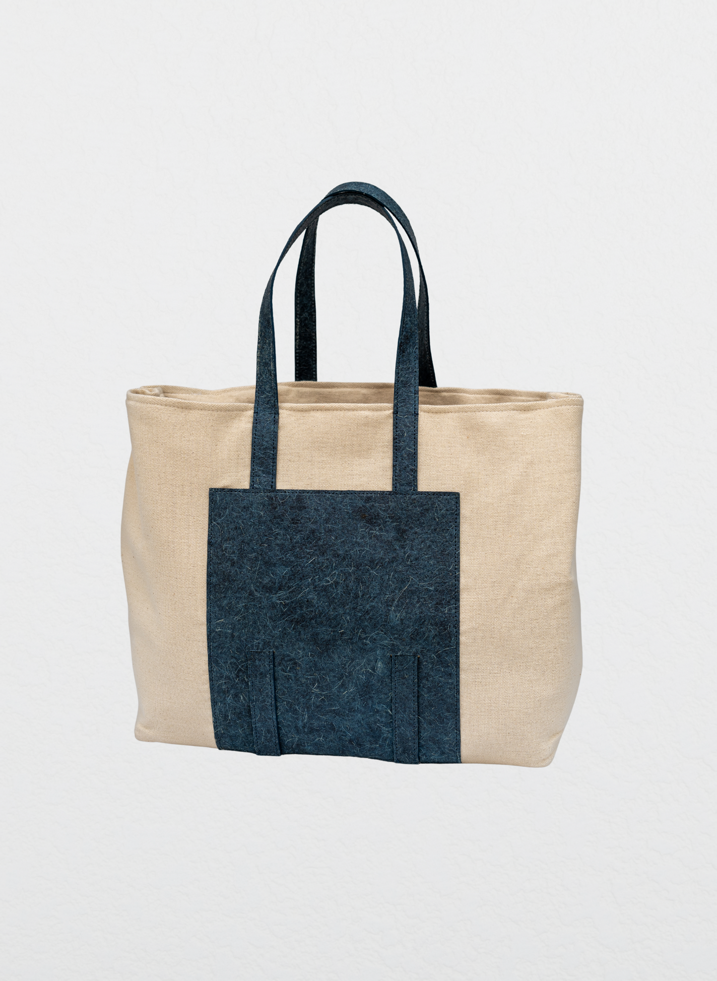 Carli Vegan Tote Bag - Dark Indigo