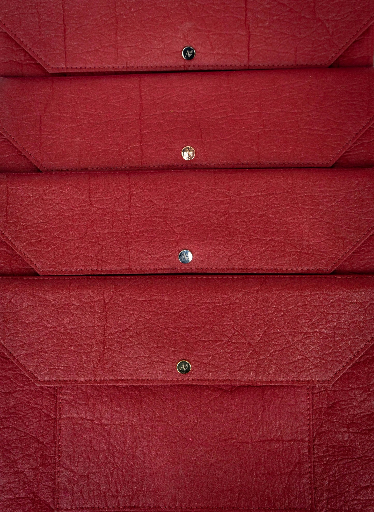 Amor Vegan Leather Laptop Sleeve - Mulberry - Regular