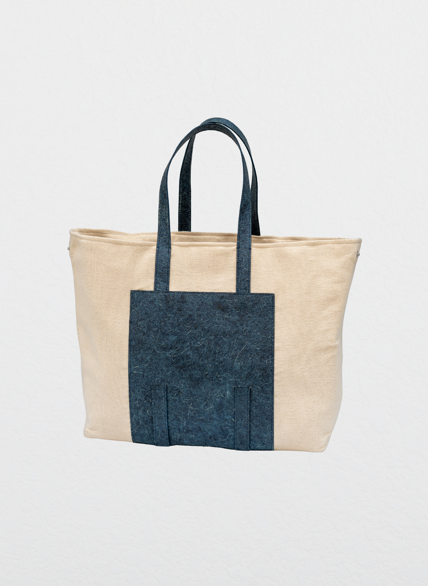Carli Vegan Tote Bag - Dark Indigo