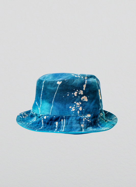 Reversible Bucket Hat- Aqua Blue