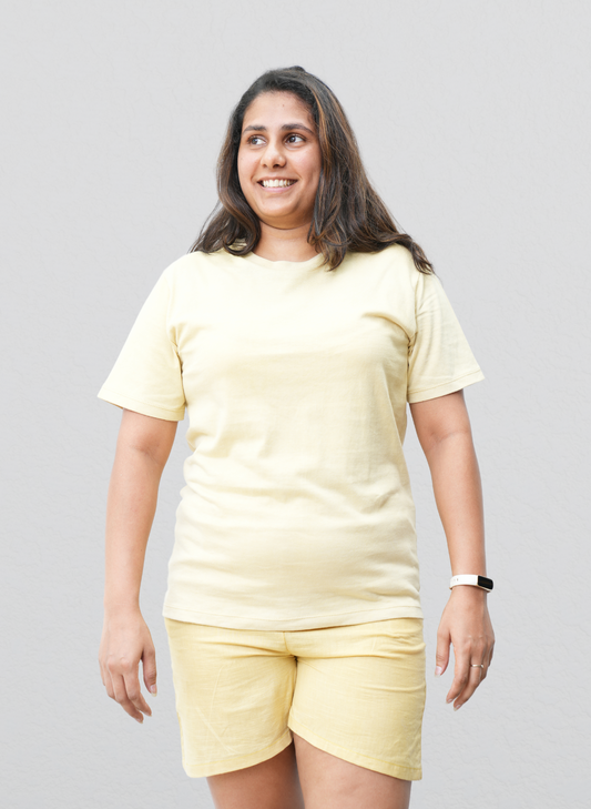 Sana T-shirt- Yellow
