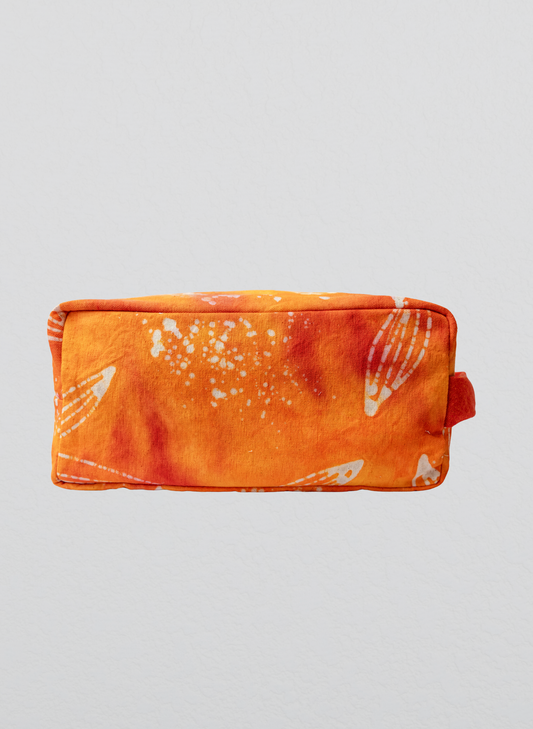 Reza Cosmetic Pouch- Orange