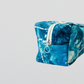Reza Cosmetic Pouch- Aqua Blue