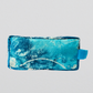 Reza Cosmetic Pouch- Aqua Blue