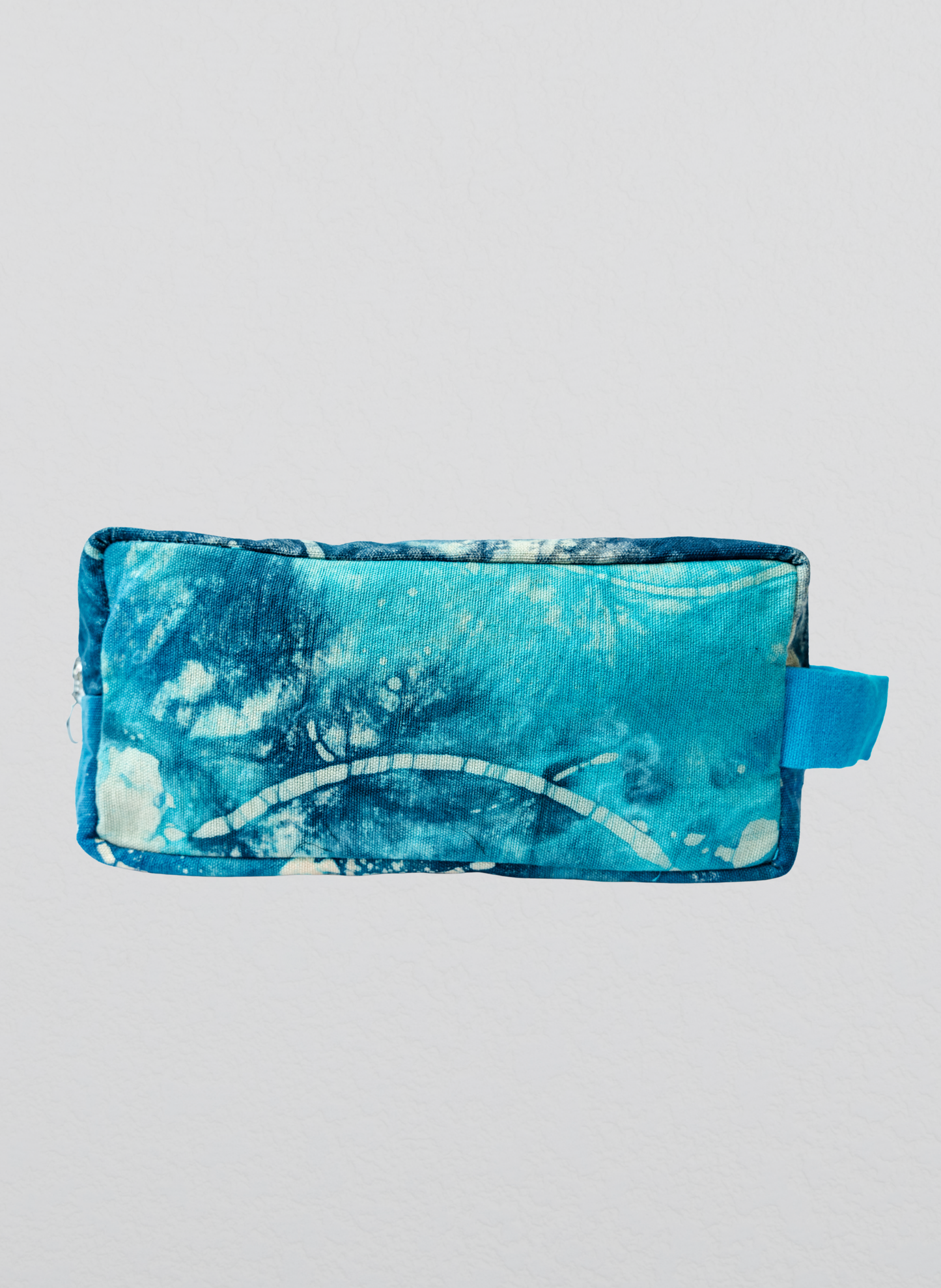 Reza Cosmetic Pouch- Aqua Blue