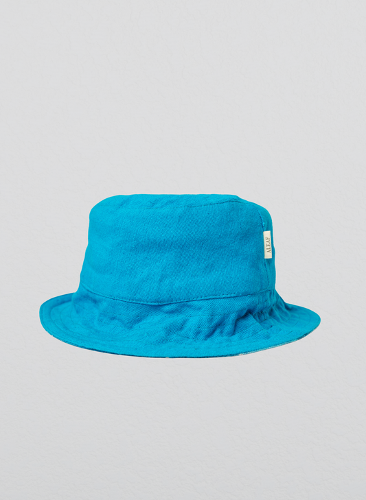 Reversible Bucket Hat- Aqua Blue
