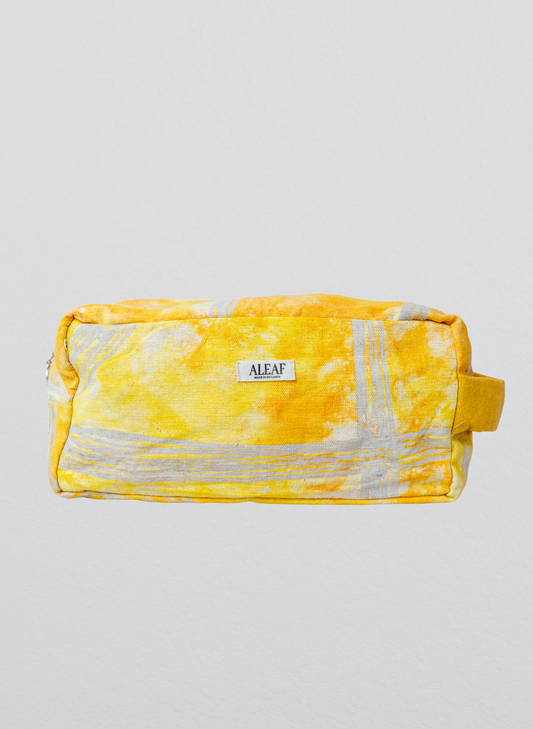 Reza Cosmetic Pouch- Yellow