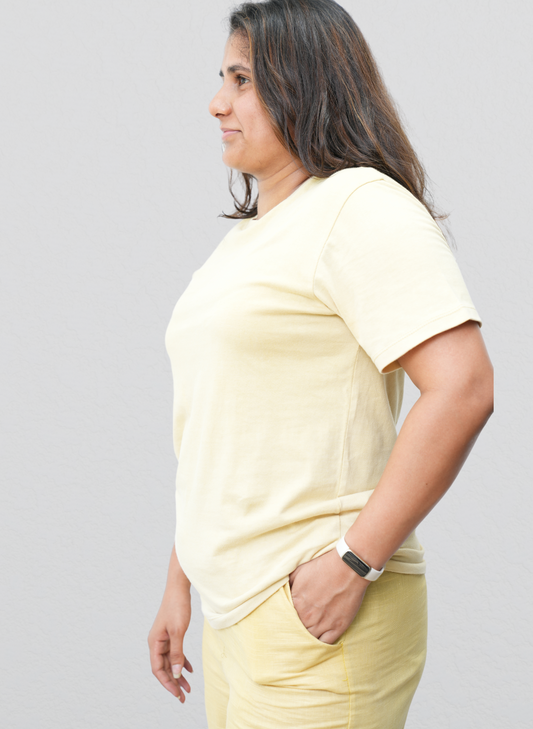 Sana T-shirt- Yellow