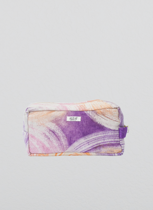 Reza Cosmetic Pouch- Purple