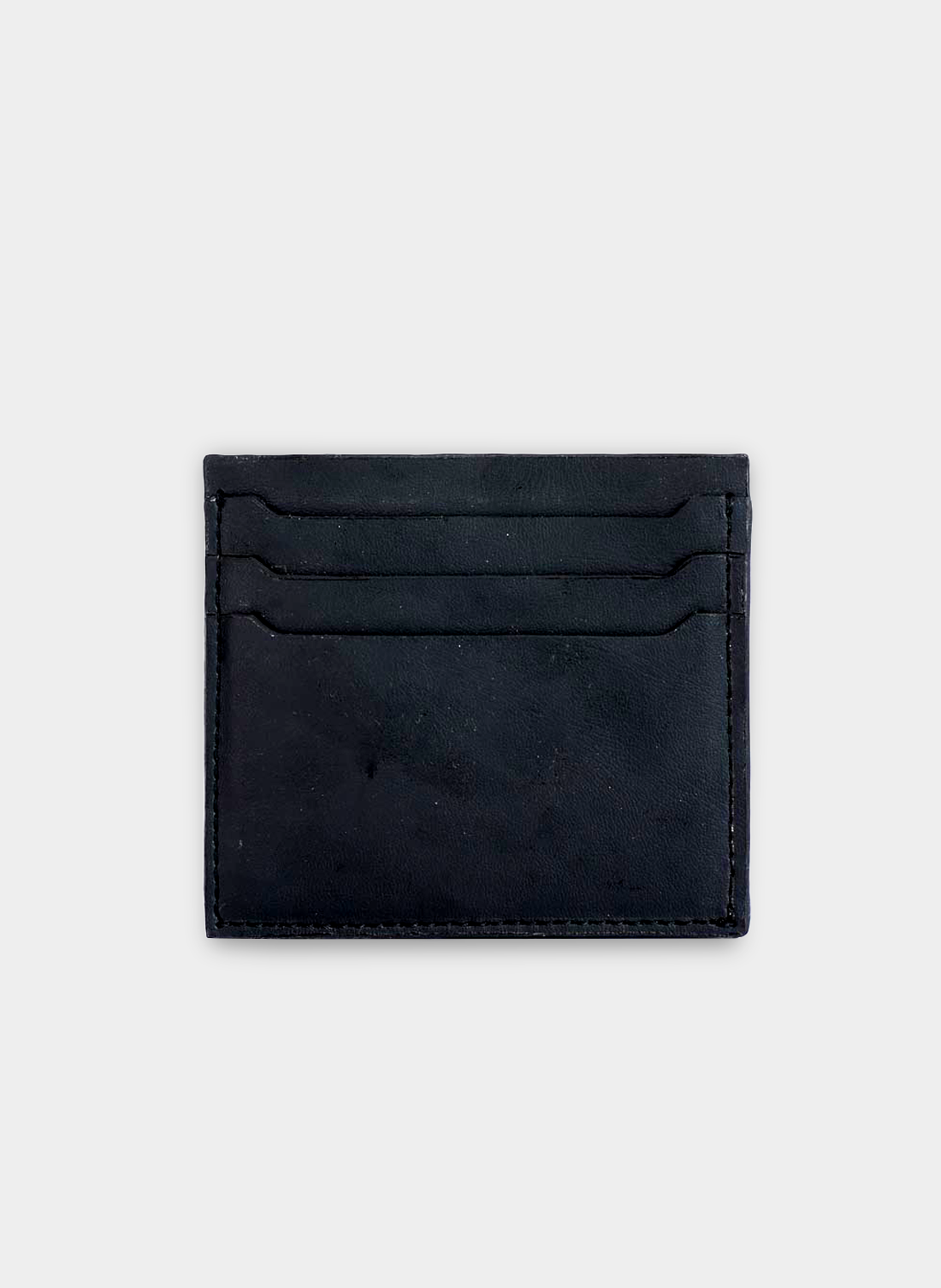 Moss Vegan Leather Cardholder - Black