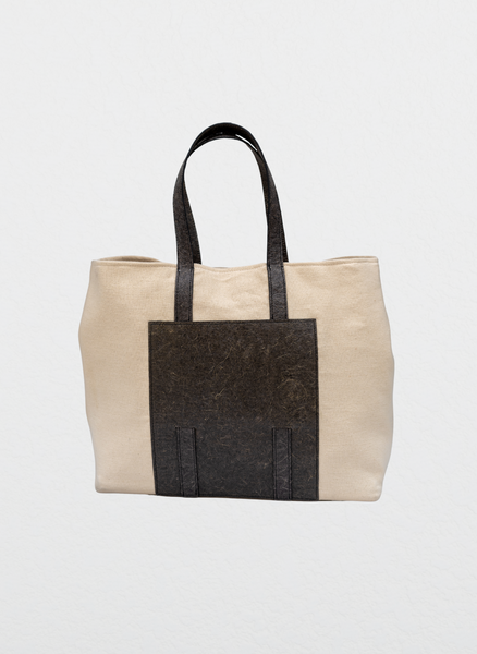 Carli Vegan Tote Bag - Dark Grey – ALEAF